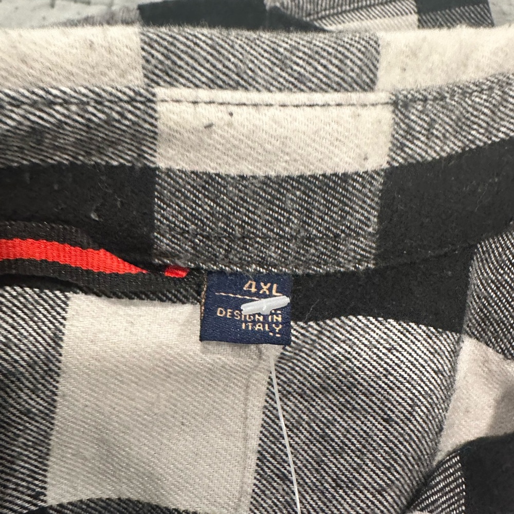 Black and White Checkered Shirt